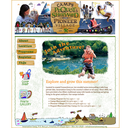 Camp Pequot & Sherwood Website