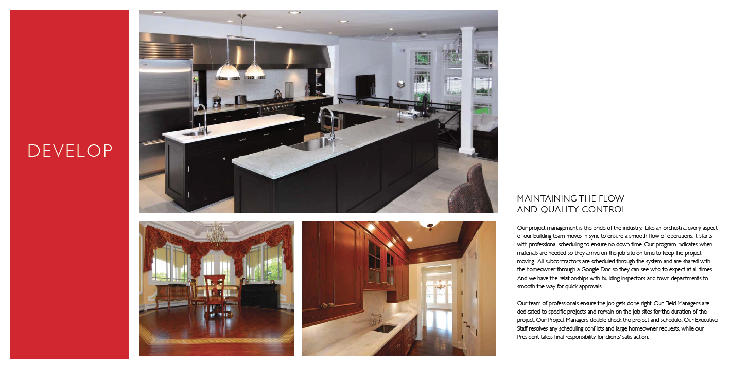 Monmouth Custom Builders Brochure Spread