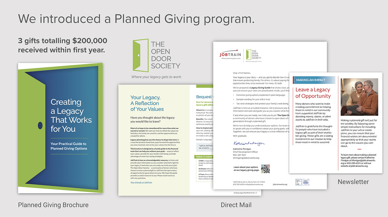 JobTrain Planned Giving